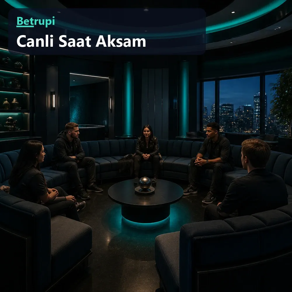 Akşam dolan beş kişilik lobi