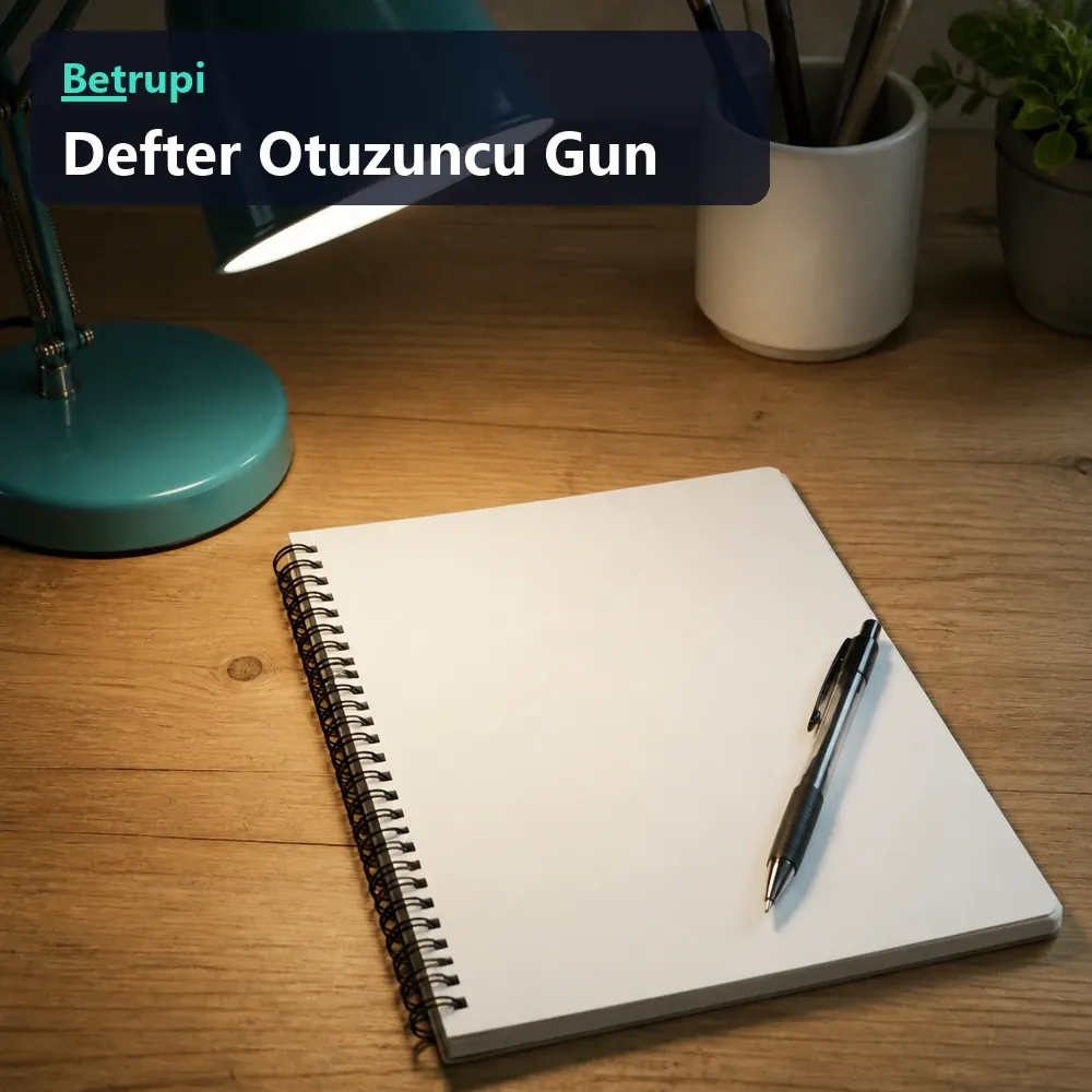 Doldurulmuş oyun defteri sayfası